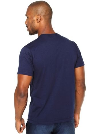 Camiseta Quiksilver Slim Fit Originals Azul