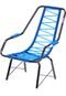 Cadeira De Fio Infantil Eletrostático Plus Azul Fabone Móveis Tubulares - Marca Fabone Móveis Tubulares