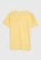 Camiseta Malwee Kids Infantil Estampada Amarela - Marca Malwee Kids