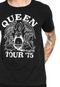 Camiseta bandUP! Queen Preta - Marca bandUP!