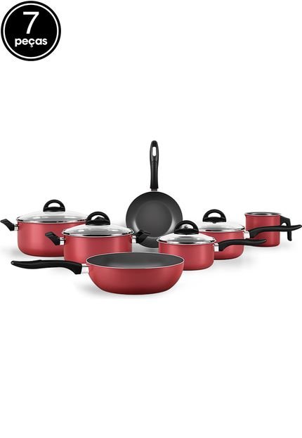 Conjunto Panelas 7Pcs Chilli Crj - Marca Brinox