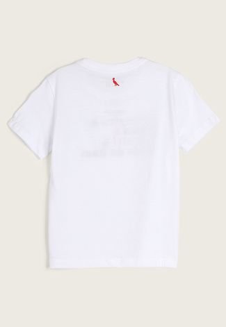 Camiseta Infantil Reserva Mini Futebol Branca