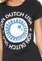 Camiseta Von Dutch Lettering Preta - Marca Von Dutch 