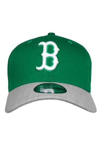 Boné New Era 3930 Seasonal Top Boston Red Sox Verde