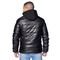 Jaqueta Masculina Gangster Puffer Corino com Capuz Preta - Marca Gangster