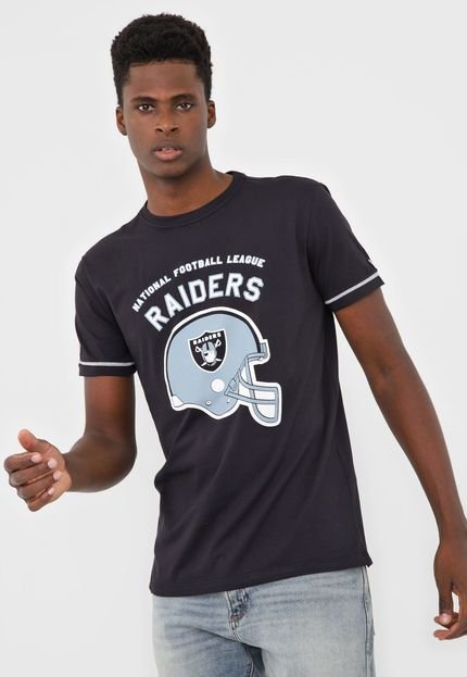 Camiseta New Era Oakland Raiders Preta - Marca New Era