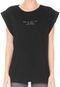 Blusa Colcci Fitness Lettering Preta - Marca Colcci Fitness