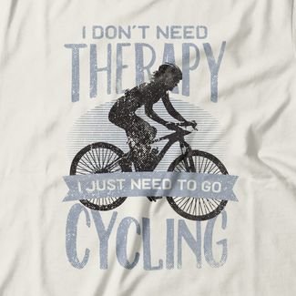 Camiseta Feminina Cycling Therapy - Off White