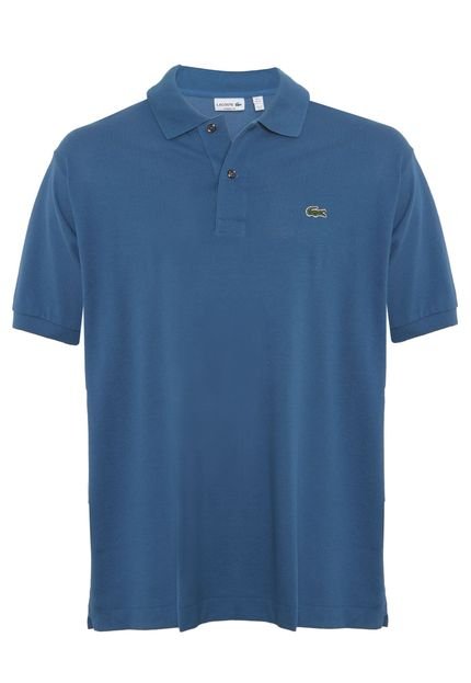 Camisa Polo Manga Curta Lacoste Logo Azul - Marca Lacoste