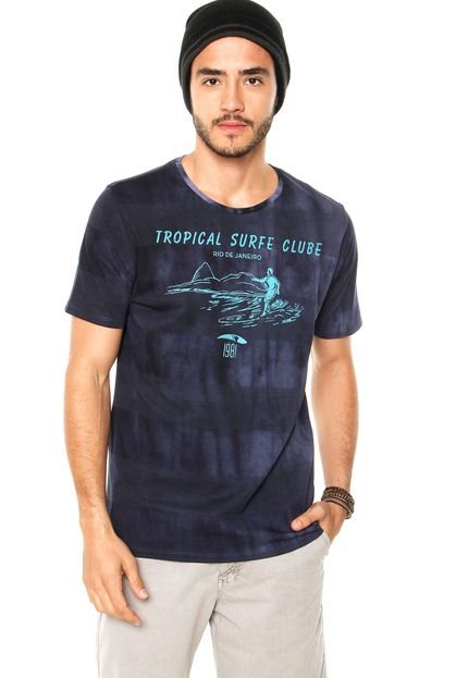 Camiseta Tropical Brasil Tie-Dye Azul - Marca Tropical Brasil