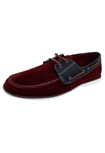 Mocassim DAFITI SHOES Vinho - Marca DAFITI SHOES