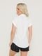 Camisa Feminina Olimpo Viscose Vista Invisível Manga Curta Branca - Marca Olimpo Camisaria