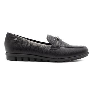 Loafer Usaflex Feminino Em Couro Casual AL3404