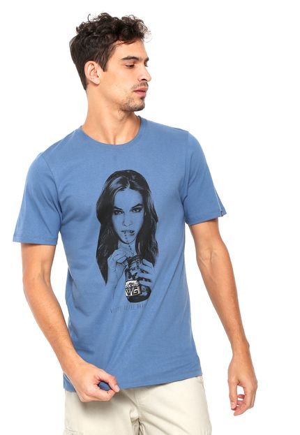 Camiseta WG Girl Azul - Marca WG Surf