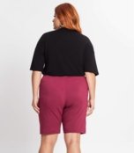 Bermuda Plus Size Em Bengaline Secret Glam Rosa - Marca Secret Glam