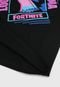 Camiseta Fortnite Infantil Full Print Preta - Marca Fortnite