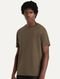 Camiseta Ellus Masculina Cotton Pima Originals Logo Marrom Claro - Marca Ellus