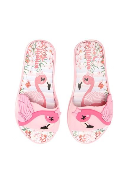 Chinelo Luelua Slide Flamingo Rosa - Marca Luelua