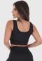 Top Play Feminino Academia Forro Duplo Preto - Marca Click Mais Bonita