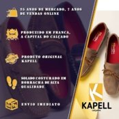 Mocassim Masculino Adulto e Infantil Casual Slip On Leve e Macio cor Preto Pai e Filho Linha Ibiza Kapell - Marca Kapell