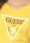Camiseta Guess Logo Amarela - Marca Guess
