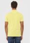 Camisa Polo Aleatory Reta Frisos Amarela - Marca Aleatory