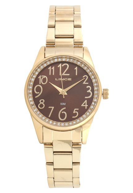 Relógio Lince LRGJ056L-N2KX Dourado/Marrom - Marca Lince