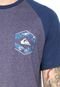 Camiseta Quiksilver Raglan F. C Azul - Marca Quiksilver