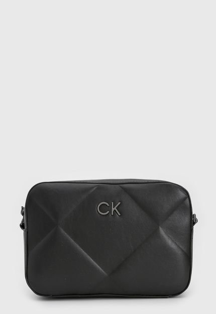 Bolsa Transversal Calvin Klein Matelassê Preta - Marca Calvin Klein