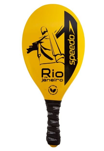 Raquete Speedo Frescobol Semi-Professional Couture Racket Amarela - Marca Speedo