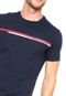 Camiseta Calvin Klein Stripe Logo Azul - Marca Calvin Klein