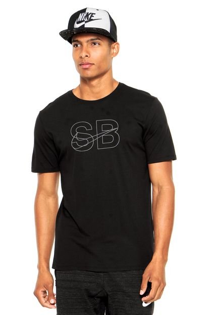 Camiseta Nike SB Thin Lines Preta - Marca Nike SB