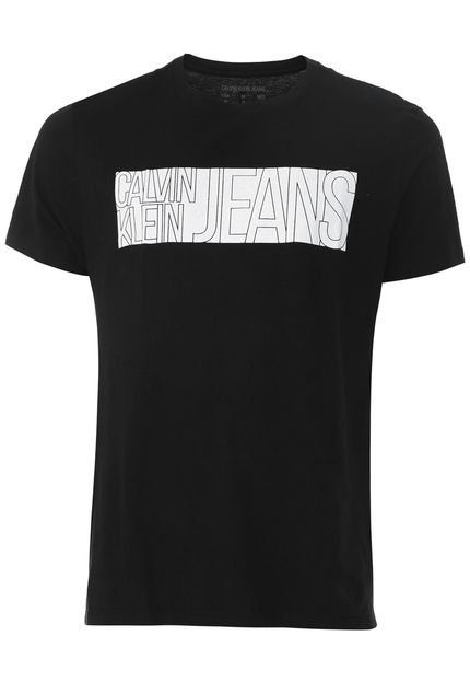 Camiseta Calvin Klein Jeans Preta - Marca Calvin Klein Jeans