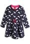 Vestido Kyly Infantil Cachorro Azul-Marinho - Marca Kyly