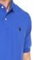 Camisa Polo U.S. Polo Regular Fit Básica Azul - Marca U.S. Polo