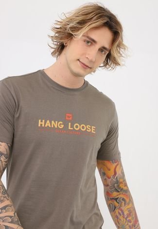 Camiseta Hang Loose Let It Go Verde