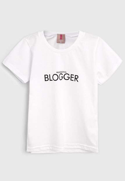 Camiseta Tileesul Infantil Blogger Branca - Marca Tileesul