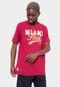 Camiseta NBA College Logo Miami Heat Vinho - Marca NBA