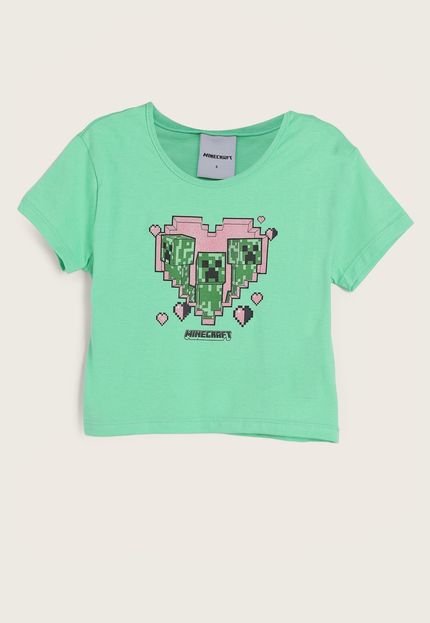 Camiseta Infantil Brandili Minecraft Verde - Marca Brandili
