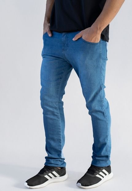 Calça Jeans Claro Premium Masculina Tradicional Versatti Moscou B Azul - Marca Versatti