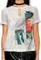 Camiseta Forum Choker Floral Branca - Marca Forum