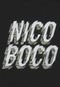 Camiseta Nicoboco Menino Escrita Preta - Marca Nicoboco