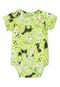 Body em Suedine de Animaizinhos para Bebê Menino Quimby Verde - Marca Quimby