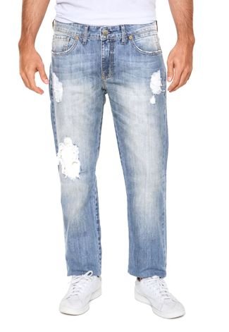Calça Jeans Forum Slim Greg Azul