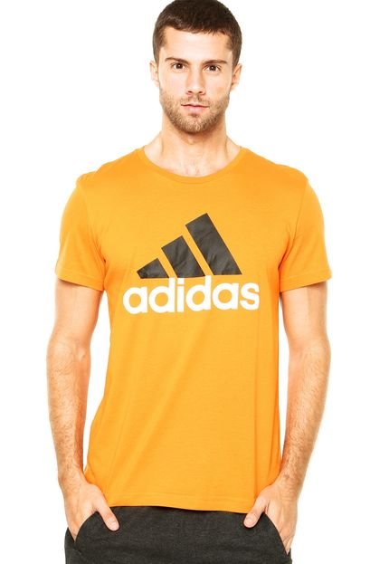 Camiseta adidas Ess Logo Laranja - Marca adidas Performance