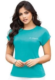 Camiseta Adulto Femenino Verde Jade Marketing Personal