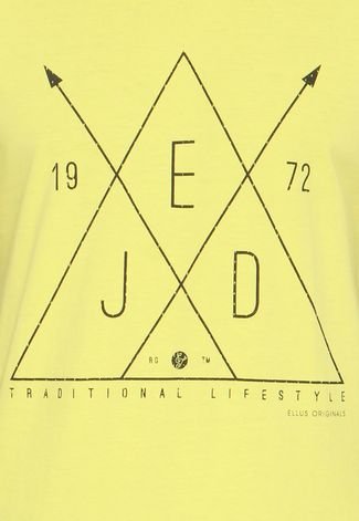 Camiseta Ellus Lifestyle Amarela
