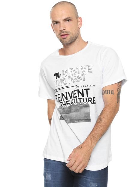 Camiseta FiveBlu Lettering Branca - Marca FiveBlu