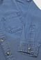 Camisa Jeans Jeans Hering Kids Bolso Azul - Marca Hering Kids