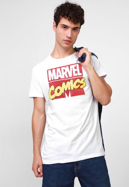 Camiseta Cativa Marvel Comics Branca - Marca Cativa Marvel